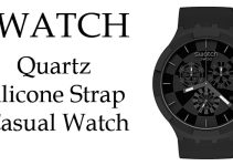 Swatch Quartz Silicone Strap Casual Watch (Model: SB02B400) Review